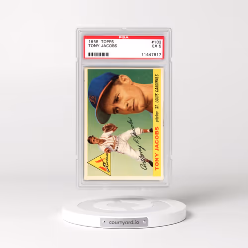 1955 Topps #183 Tony Jacobs (PSA 5 EX)