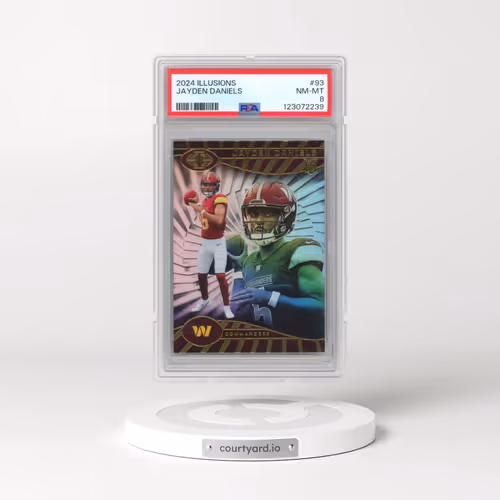 2024 Panini Illusions #93 Jayden Daniels (PSA 8 NM-MT)