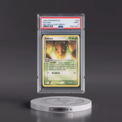 2004 Pokémon EX Fire Red & Leaf Green #36 Kakuna (PSA 9 MINT)