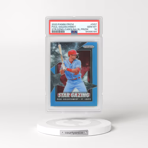 2020 Panini Prizm #SG7 Paul Goldschmidt - Star Gazing - Carolina Blue Prizm (PSA 10 GEM MINT)