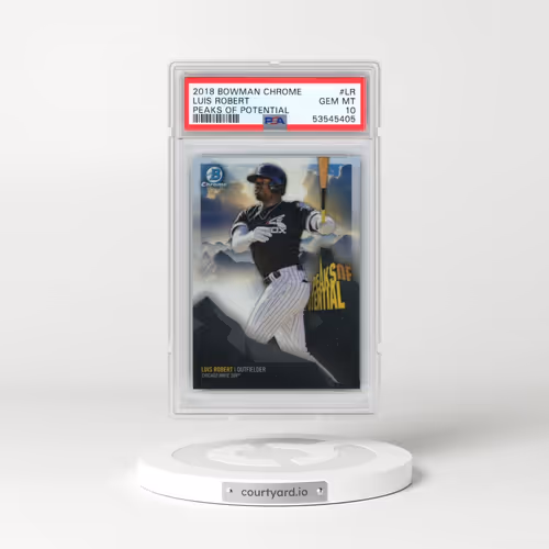 2018 Bowman Chrome Peaks of Potential #LR Luis Robert (PSA 10 GEM MINT)