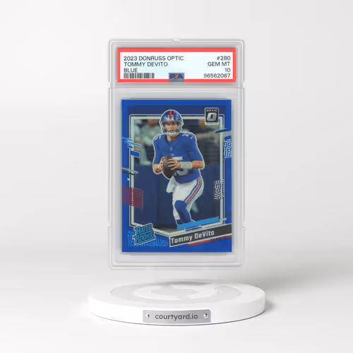 2023 Panini Donruss Optic #280 Tommy Devito - Blue (PSA 10 GEM MINT)