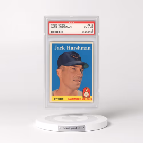 1958 Topps #217 Jack Harshman (PSA 6 EX-MT)