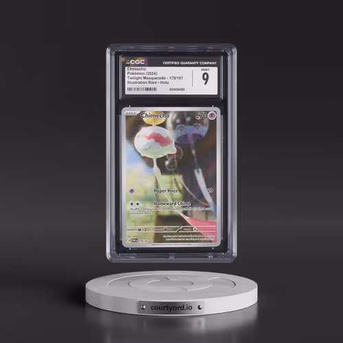 2024 Pokémon Twm EN-Twilight Masquerade #179 Chimecho - Illustration Rare (CGC 9 MINT)