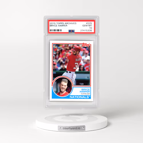 2015 Topps Archives #225 Bryce Harper (PSA 10 GEM MINT)