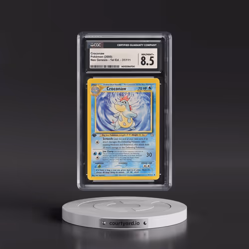 2000 Neo Genesis #31/111 Croconaw - 1st Edition (CGC 8.5 NM-MT+)