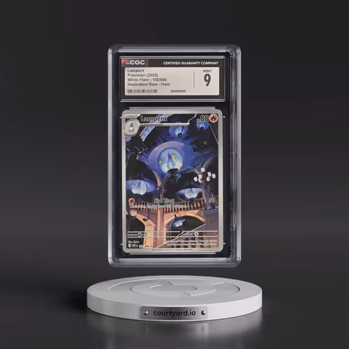 2025 White Flare - WHT EN #102/086 Lampent - Illustration Rare Holo (CGC 9 MINT)