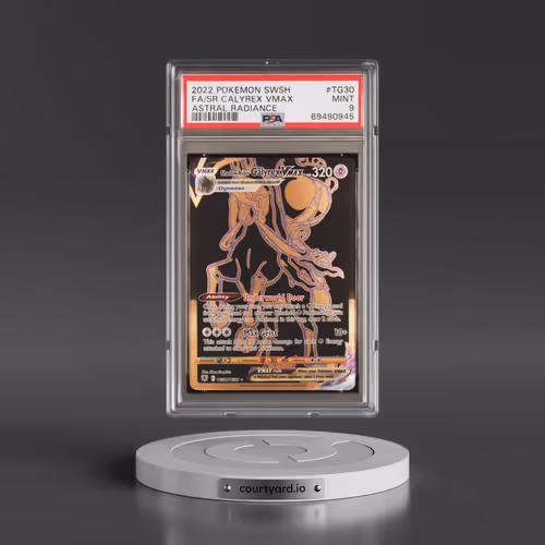 2022 Pokémon Sword & Shield Astral Radiance #TG30 Shadow Rider Calyrex Vmax - Full Art (PSA 9 MINT)