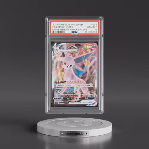 2021 Pokémon Sword & Shield Eevee Heroes Vmax Special Set #004 Espeon Vmax - Full Art (PSA 10 GEM MINT)