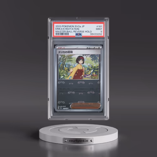 2023 Pokémon Sv2a-Pokémon 151 #161 Erika's Invitation - Reverse Holo Master Ball (PSA 9 MINT)