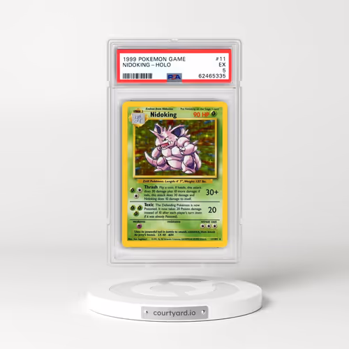 1999 Pokémon Game #11 Nidoking - Holo (PSA 5 EX)