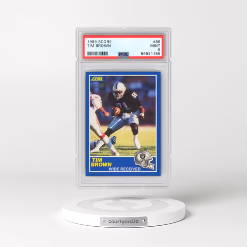 1989 Score #86 Tim Brown (PSA 9 MINT)