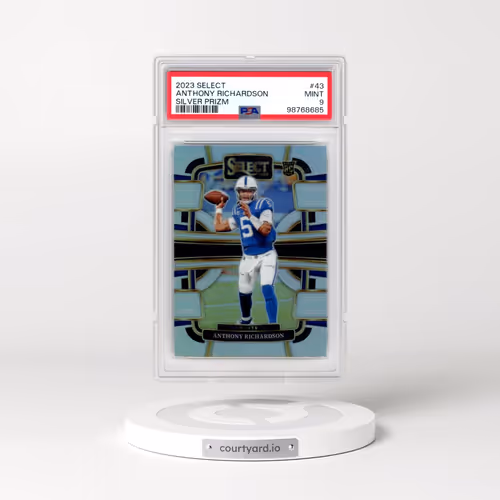2023 Panini Select #43 Anthony Richardson - Silver Prizm (PSA 9 MINT)