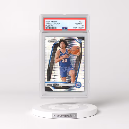2024 Panini Prizm #222 Jared McCain - Pulsar (PSA 10 GEM MINT)