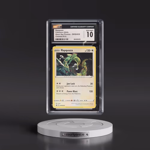 2017 Black Star Promos - Sword & Shield #SWSH029 Rayquaza - (Cosmos Holo) (CGC 10 GEM MINT)