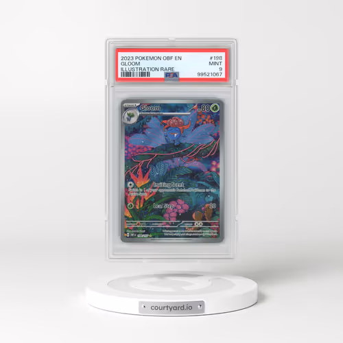 2023 Pokémon Obf EN-Obsidian Flames #198 Gloom - Illustration Rare (PSA 9 MINT)