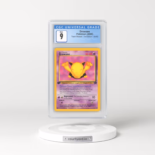 2000 Team Rocket #54/82 Drowzee - 1st Edition 1st Edition (CGC 9 MINT)
