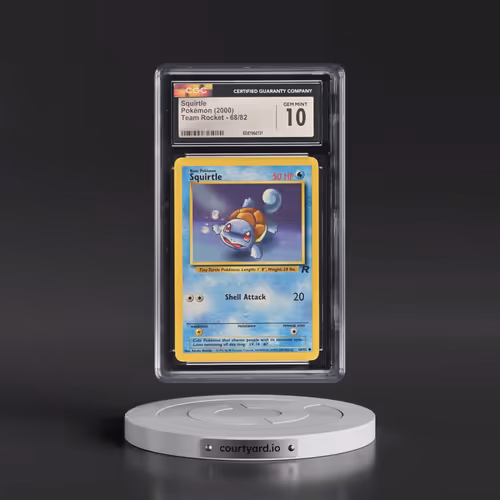 1999 Team Rocket #68/82 Squirtle (CGC 10 GEM MINT)
