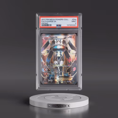2017 Pokémon Mega Powers Collection Promo #54a Zygarde EX - Holo Full Art (PSA 9 MINT)