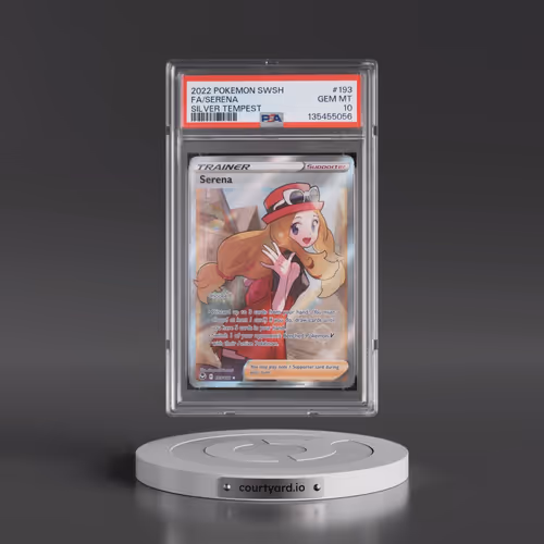 2022 Pokémon Sword & Shield Silver Tempest #193 Serena - Full Art (PSA 10 GEM MINT)