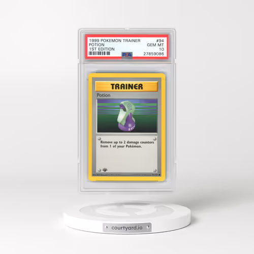 1999 Pokémon Game #94 Potion - 1st Edition (PSA 10 GEM MINT)