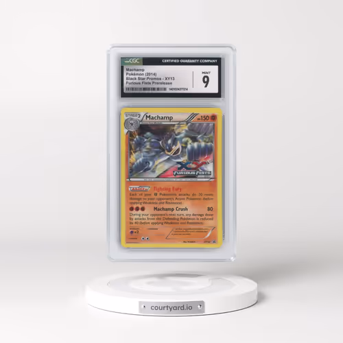 2013 Black Star Promos #XY13 Machamp - Furious Fists Prerelease (CGC 9 MINT)