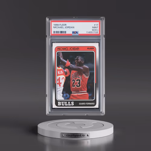 1988 Fleer #17 Michael Jordan (PSA 9 MINT)
