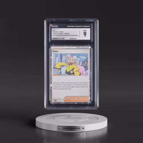 2023 Paldea Evolved - PAL EN #185/193 Iono - Iono Premium Tournament Collection (Cosmos Holo) (CGC 9