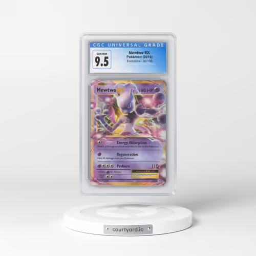 2016 Evolutions #52/108 Mewtwo EX - Holo (CGC 10 GEM MINT)