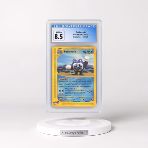 2002 Expedition #60/165 Poliwrath (CGC 8.5 NM-MT+)