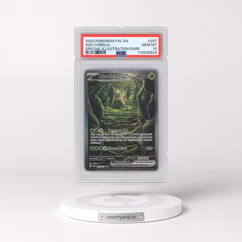 2023 Pokémon Pal EN-Paldea Evolved #257 WO-Chien EX - Holo Special Illustration Rare (PSA 10 GEM MIN