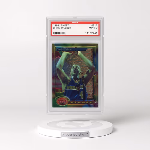 1993 Finest #212 Chris Webber (PSA 9 MINT)