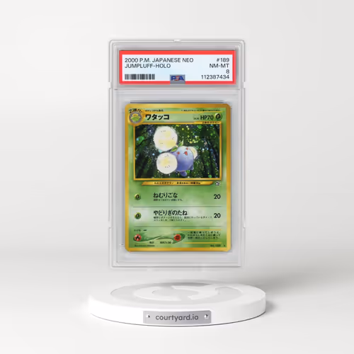 2000 Pokémon Neo #189 Jumpluff - Holo (PSA 8 NM-MT)