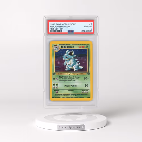 1999 Pokémon Jungle #7 Nidoqueen - 1st Edition Holo (PSA 8 NM-MT)