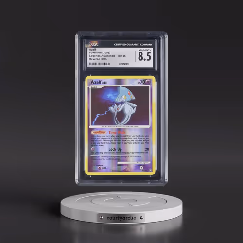 2008 Legends Awakened #19/146 Azelf - Reverse Holo (CGC 8.5 NM-MT+)