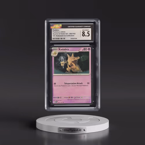 2023 Scarlet & Violet 151 - MEW EN #064/165 Kadabra - 151 Alakazam ex Collection (Cosmos Holo) (CGC
