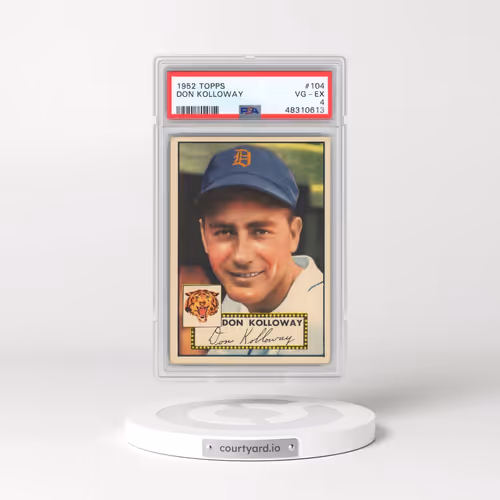1952 Topps #104 Don Kolloway (PSA 4 VG-EX)