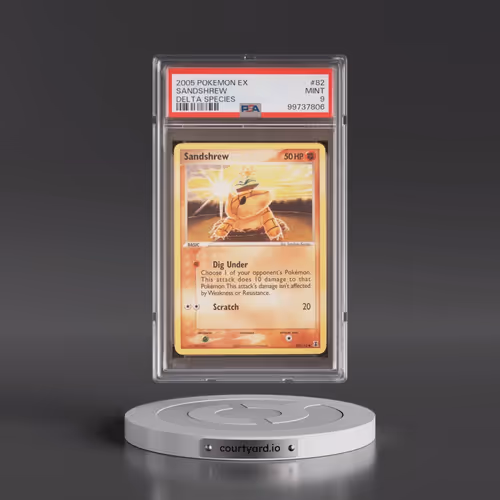 2005 Pokémon EX Delta Species #82 Sandshrew (PSA 9 MINT)