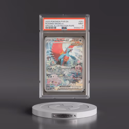 2023 Pokémon Par EN-Paradox Rift #251 Roaring Moon EX - Holo Special Illustration Rare (PSA 9 MINT)