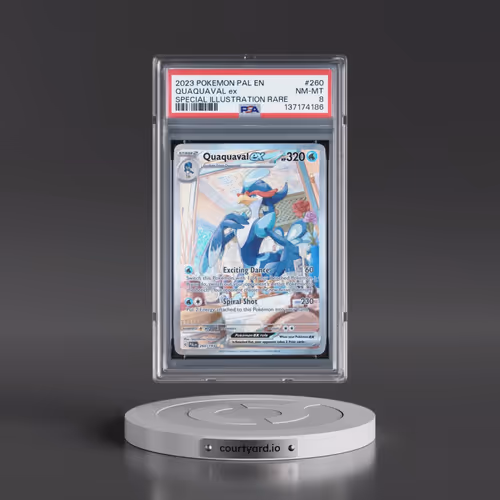 2023 Pokémon Pal EN-Paldea Evolved #260 Quaquaval EX - Holo Special Illustration Rare (PSA 8 NM-MT)