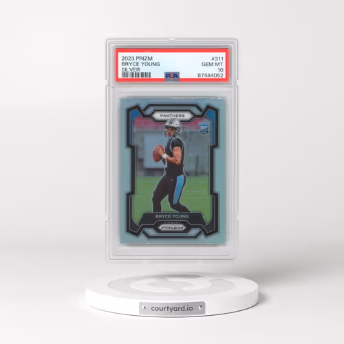 2023 Panini Prizm #311 Bryce Young - Silver Prizm (PSA 10 GEM MINT)