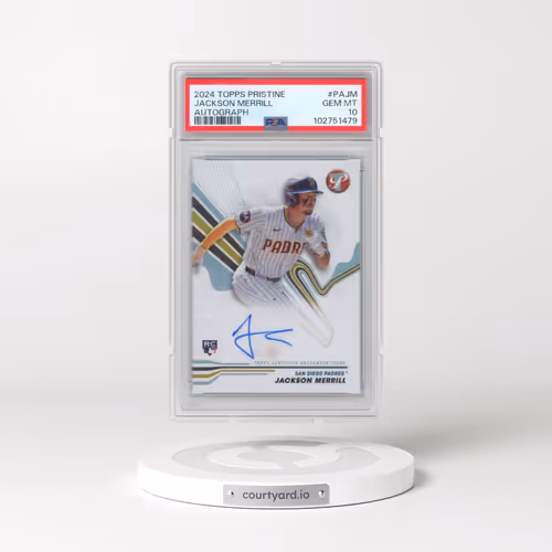 2024 Topps Pristine Pristine Autographs #PAJM Jackson Merrill (PSA 10 GEM MINT)