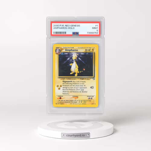 2000 Pokémon Neo Genesis #1 Ampharos - Holo (PSA 9 MINT)