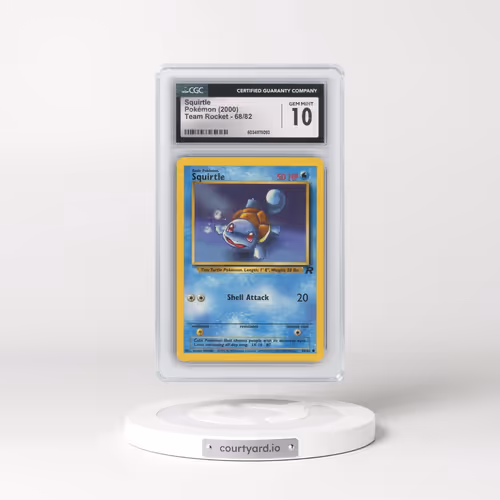 1999 Team Rocket #68/82 Squirtle (CGC 10 GEM MINT)