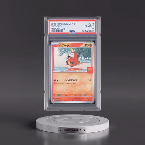 2025 Pokémon M-P Promo #018 Fuecoco - McDonald's (PSA 10 GEM MINT)