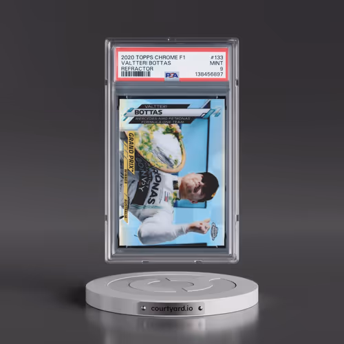 2020 Topps Chrome Formula 1 #133 Valtteri Bottas - Refractor (PSA 9 MINT)