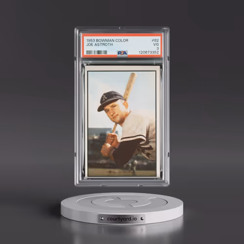 1953 Bowman Color #82 Joe Astroth (PSA 3 VG)