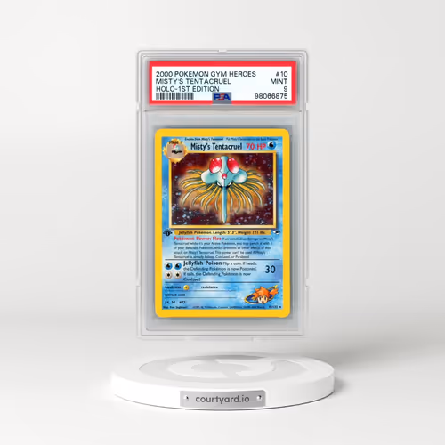 2000 Pokémon Gym Heroes #10 Misty's Tentacruel - 1st Edition Holo (PSA 9 MINT)