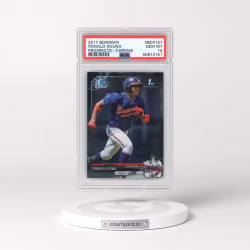 2017 Bowman Prospects #BCP127 Ronald Acuna - Chrome (PSA 10 GEM MINT)