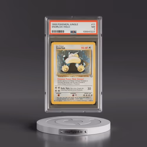 1999 Pokémon Jungle #11 Snorlax - Holo (PSA 7 NM)